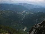 Monte Re - Kraljevska špica dolina Rio Fredo z Dobračem v ozadju